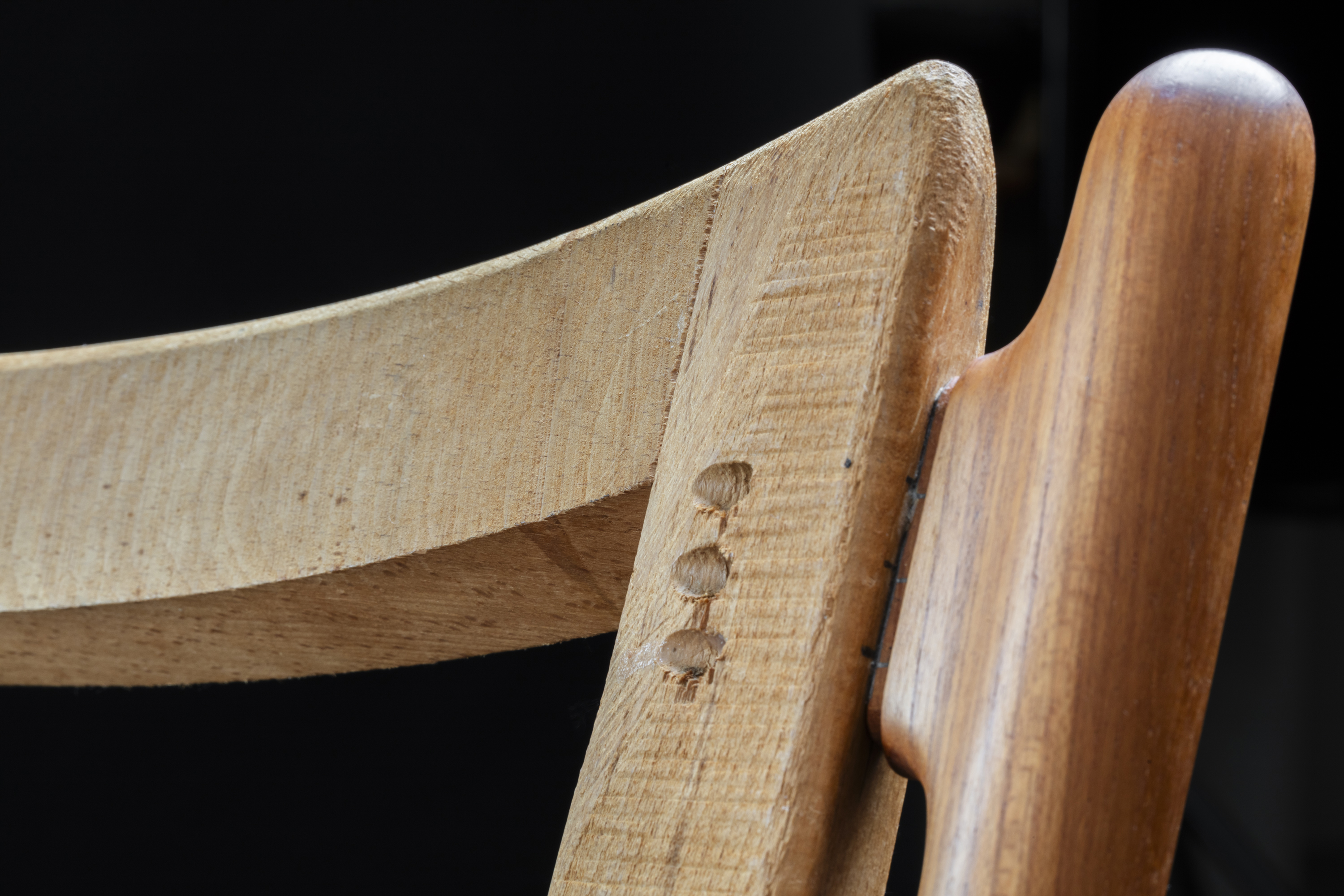 No.45の2人掛けオリジナルフレームのディテール拡大写真