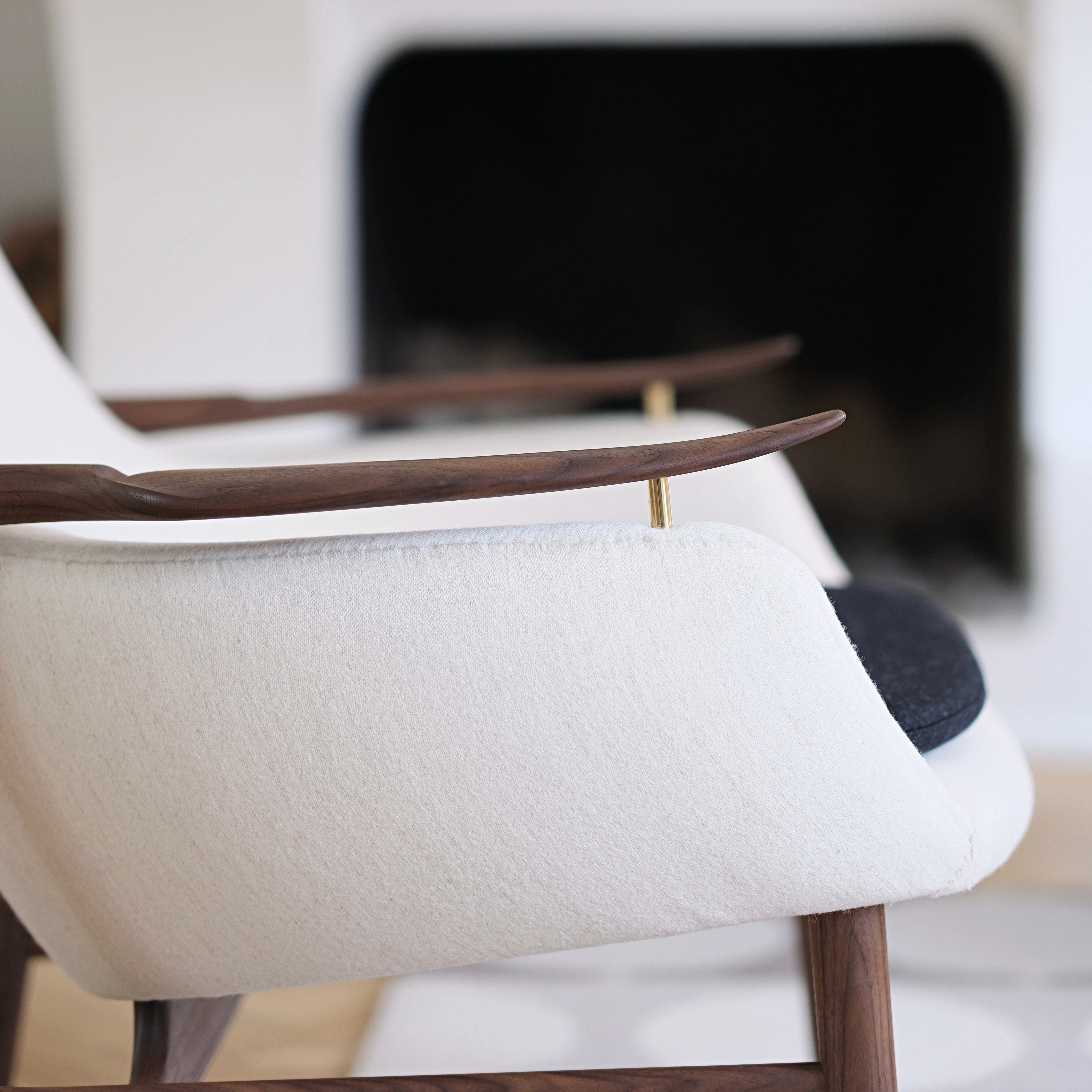 53チェアのアーム先の写真